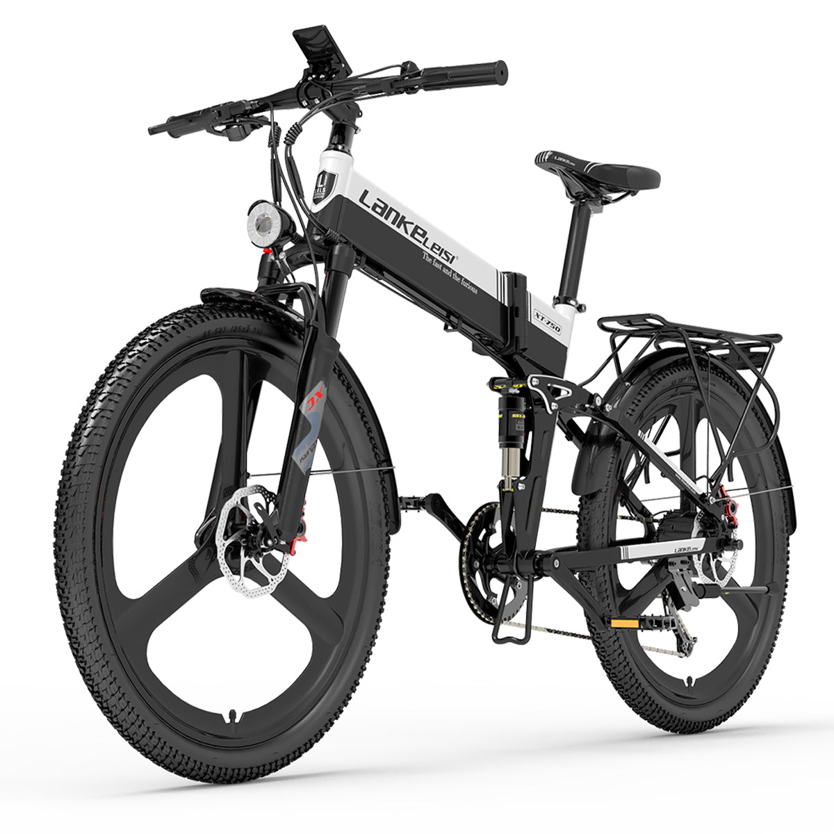 Bicicletta Elettrica Pieghevole da Montagna LANKELEISI XT750 Sports 500W 12.8Ah