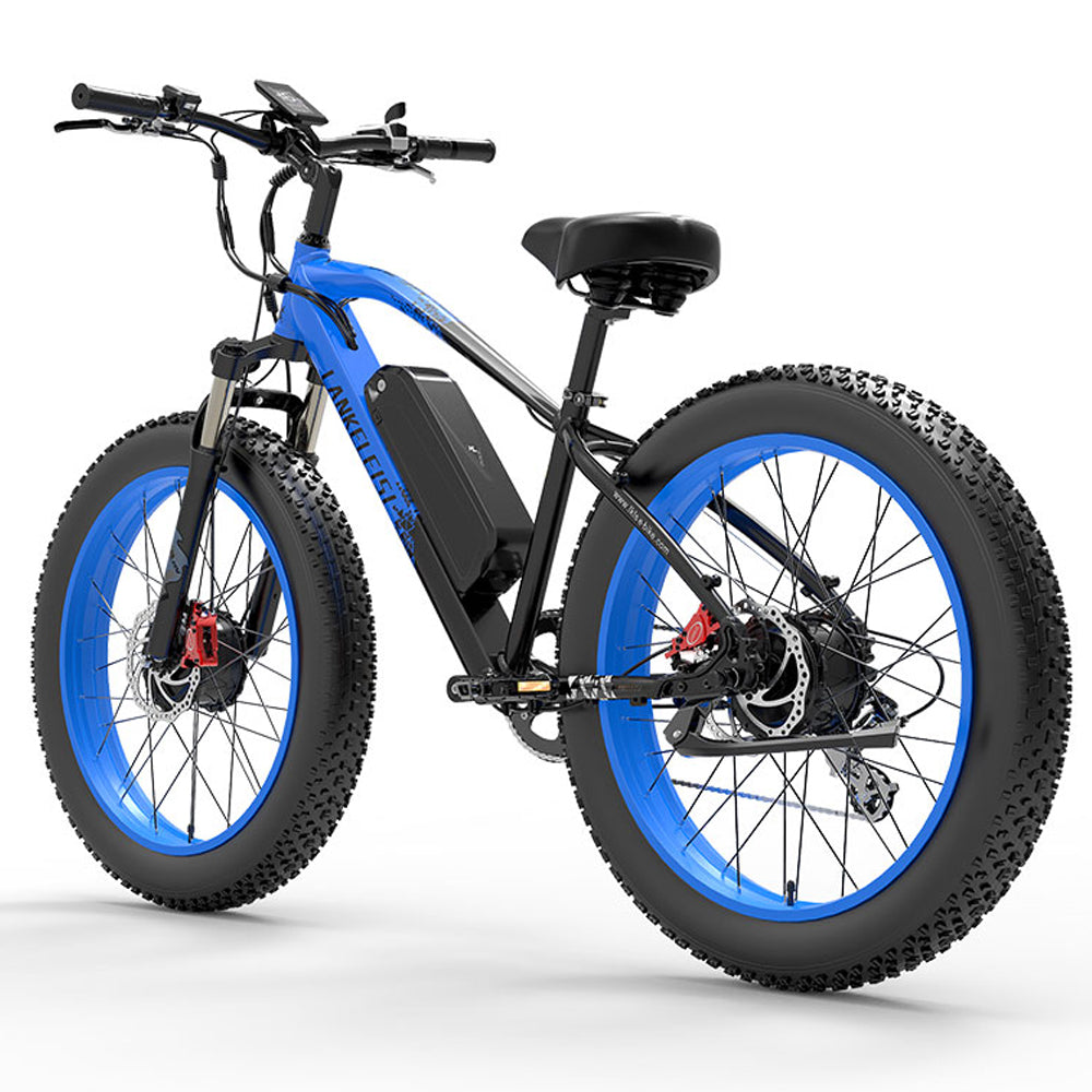 LANKELEISI MG740 PLUS 2000W Bicicletta Elettrica da Montagna a Doppio Motore 17.5AH
