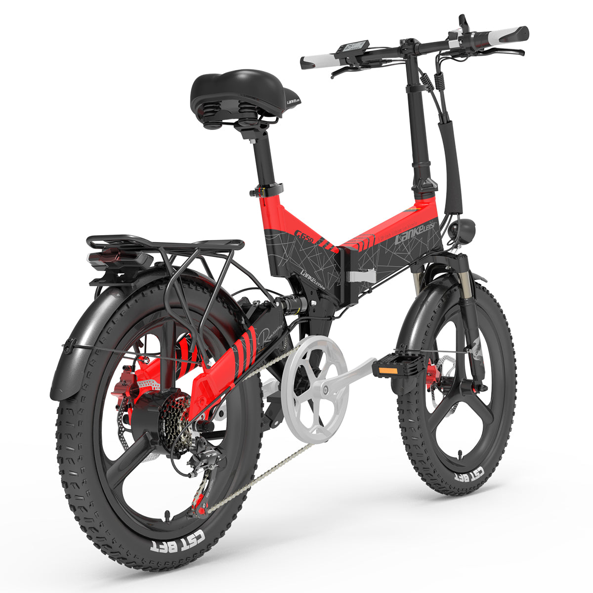 Bicicletta Elettrica Pieghevole da Montagna LANKELEISI G650 500W 12.8AH