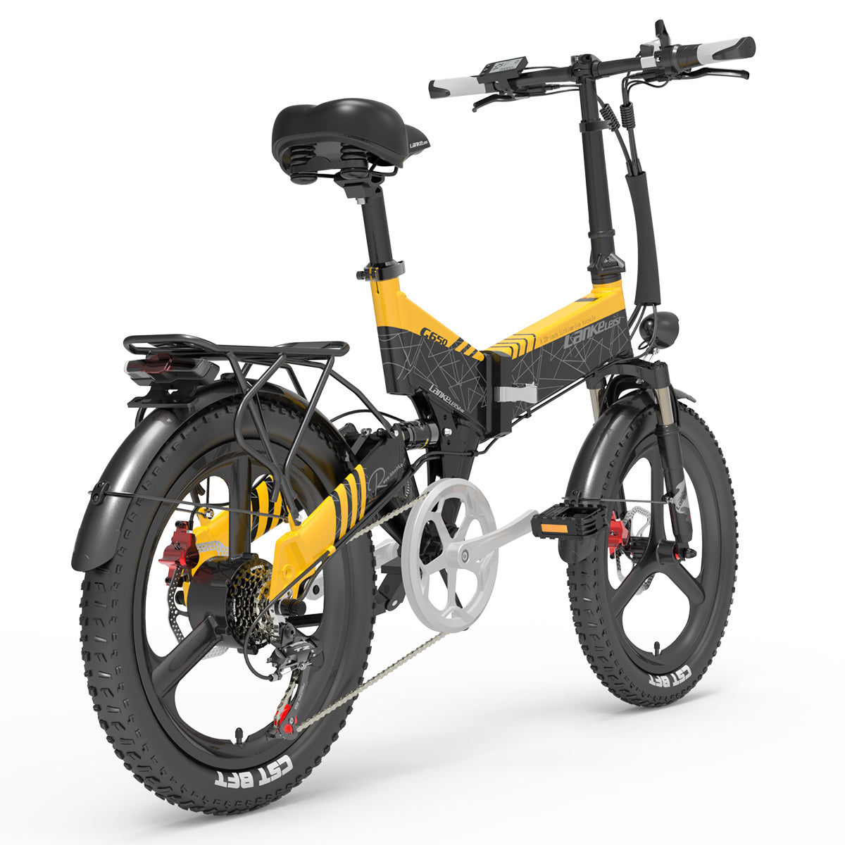 Bicicletta Elettrica Pieghevole da Montagna LANKELEISI G650 500W 12.8AH