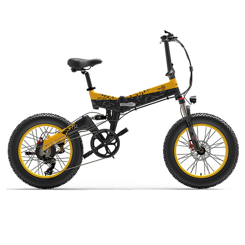 Bezior XF200 1000W 20*4.0' 15AH Bicicletta Elettrica da Montagna Pieghevole