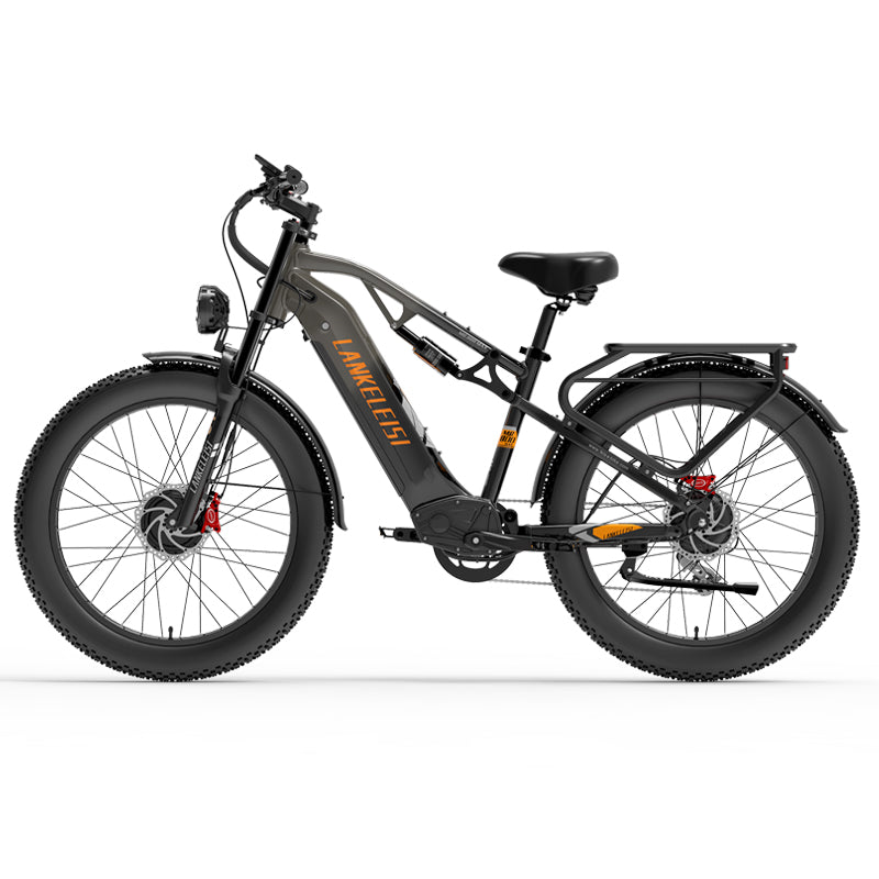 LANKELEISI MG800MAX 2000W 26*4.0'' 48V 20Ah Bicicletta Elettrica da Montagna a Doppio Motore