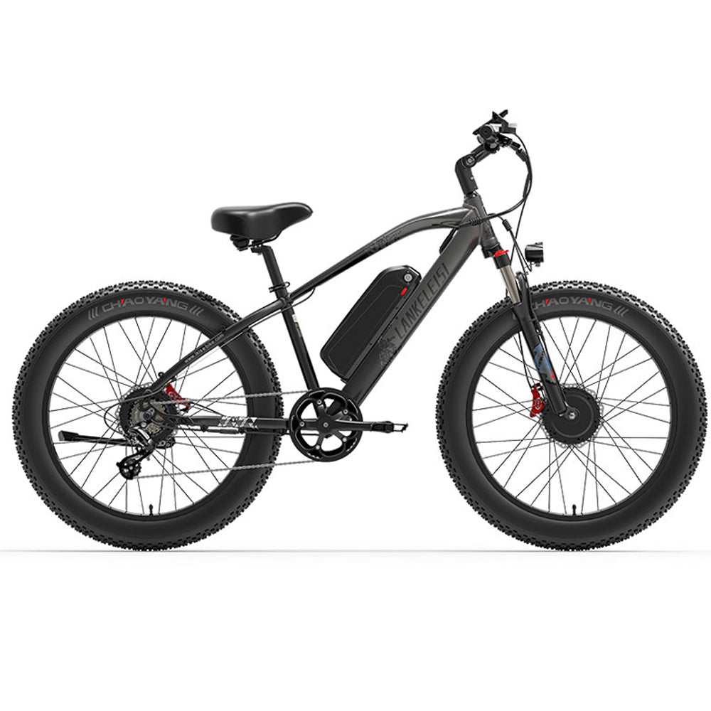 LANKELEISI MG740 PLUS 2000W Bicicletta Elettrica da Montagna a Doppio Motore 17.5AH