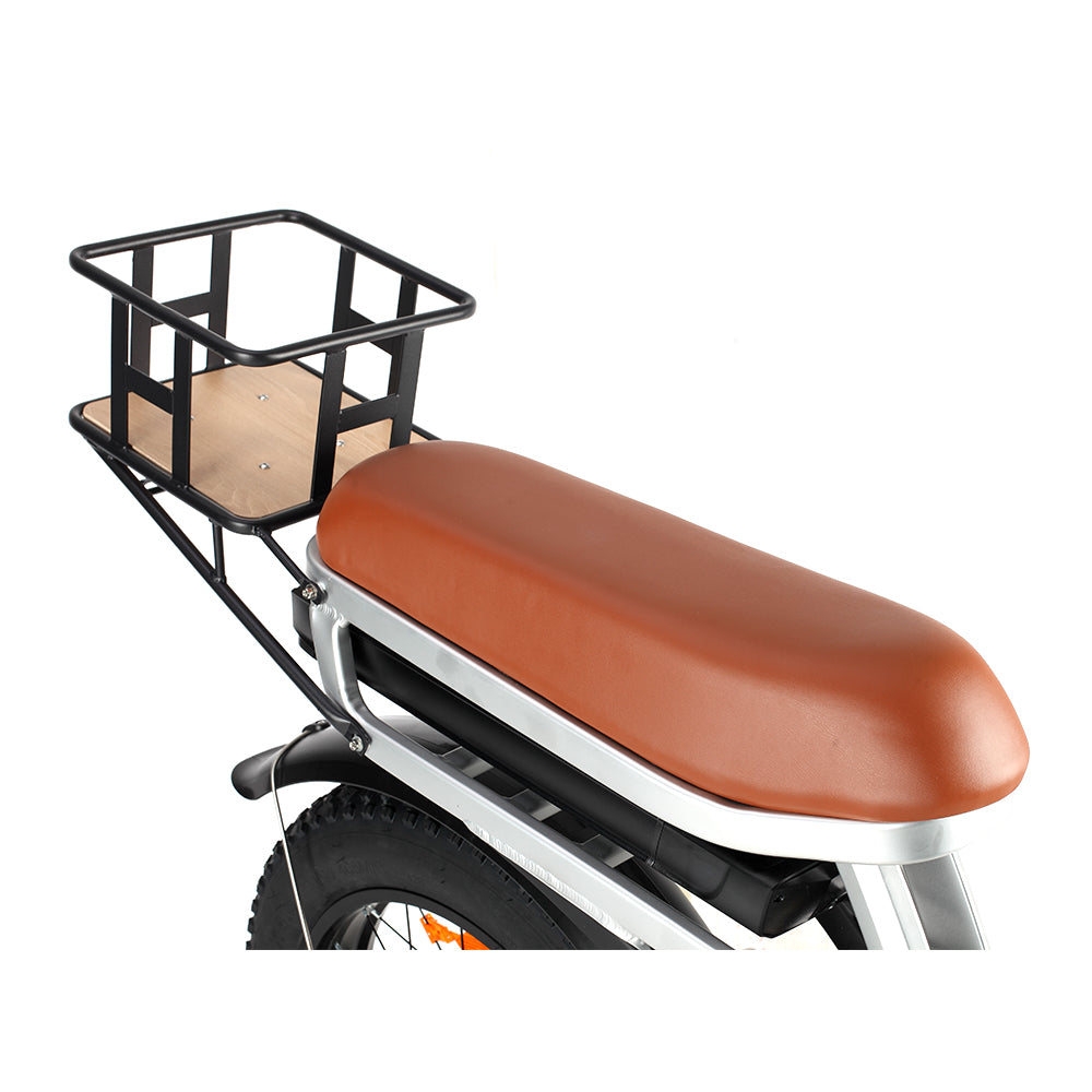 BAOLUJIE Bicicletta Cargo Elettrica a Doppio Motore 2000W