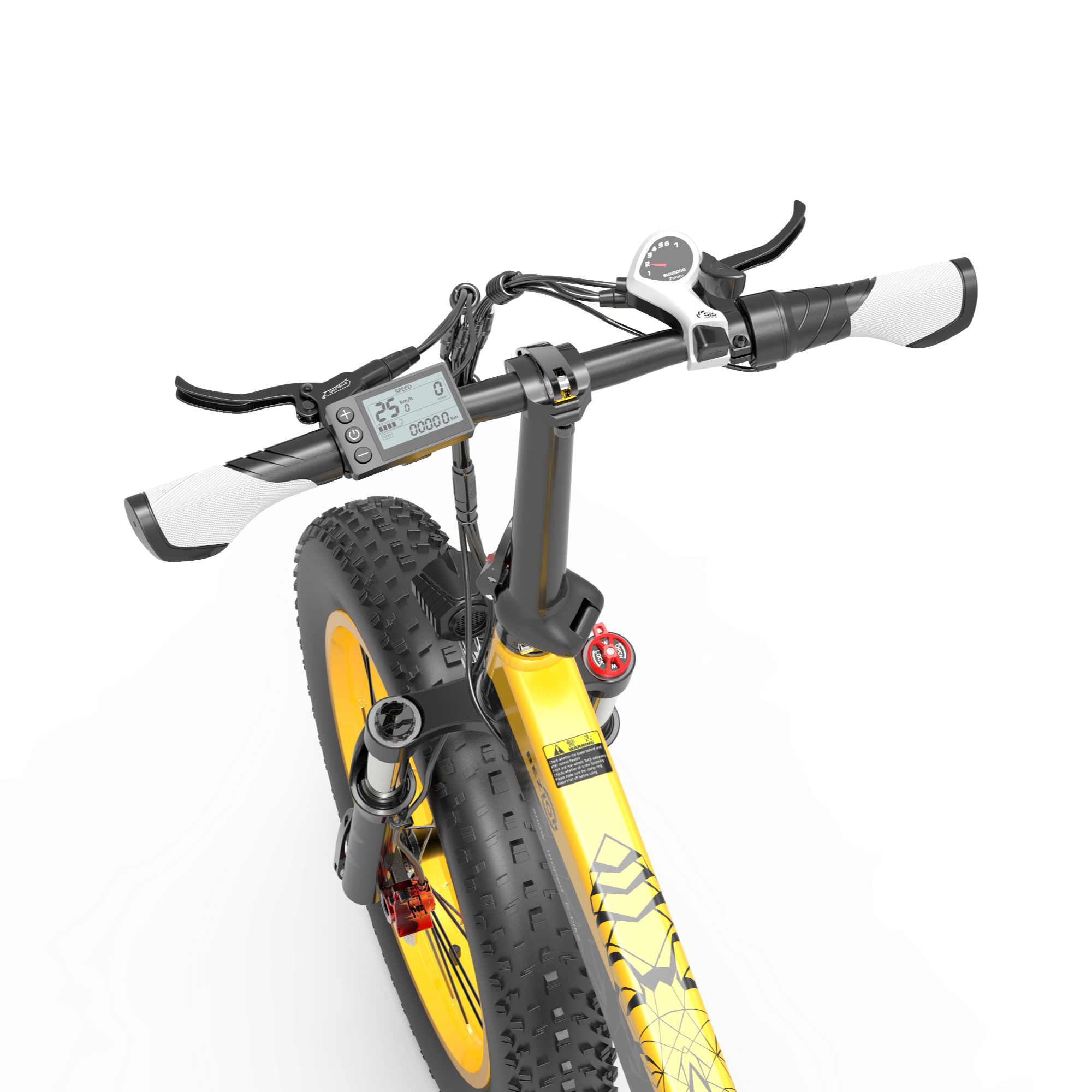 Bezior XF200 1000W 20*4.0' 15AH Bicicletta Elettrica da Montagna Pieghevole