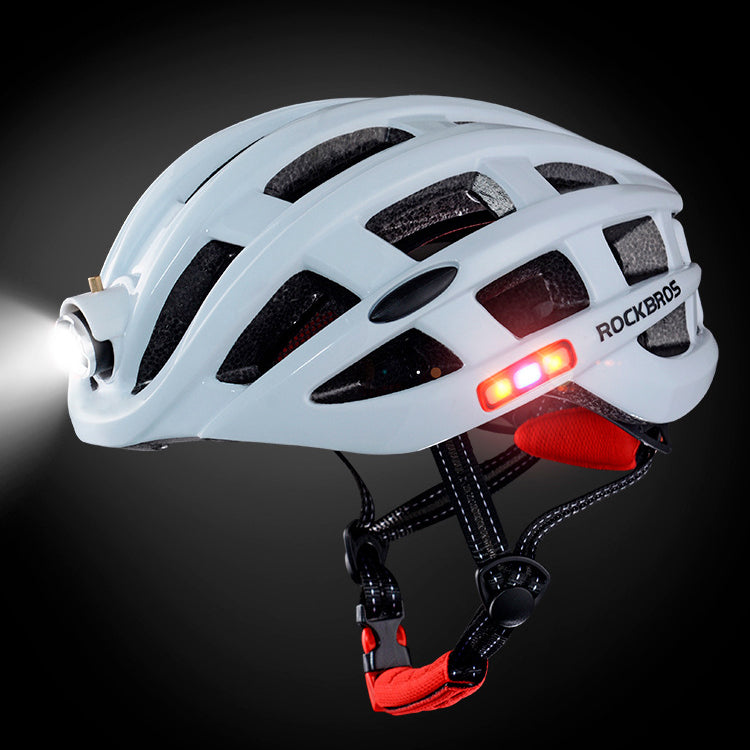Bicycle Warning Light Alarm Helmet