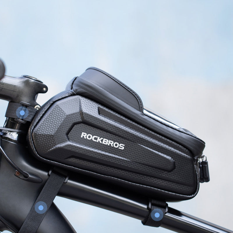 Borsa rigida anteriore impermeabile per bici