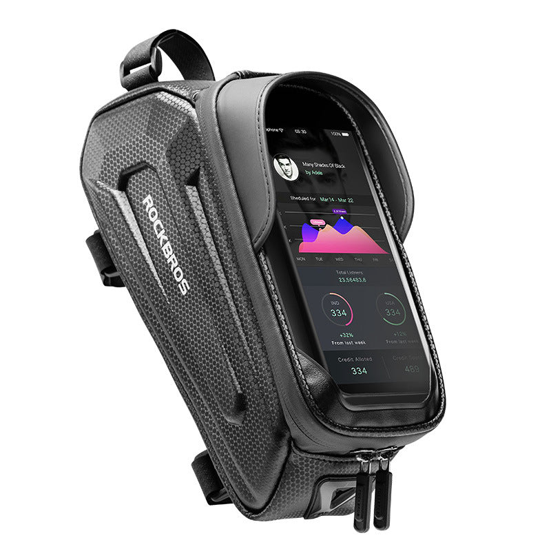 Borsa rigida anteriore impermeabile per bici