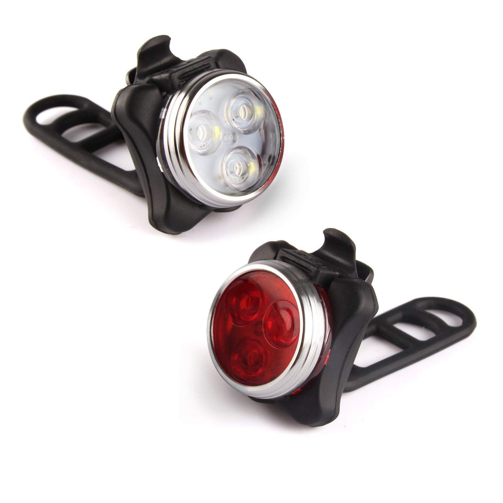 Luce per bicicletta ricaricabile tramite USB