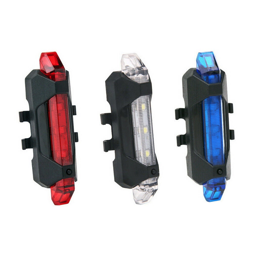 Fanale posteriore per bici a LED USB ricaricabile