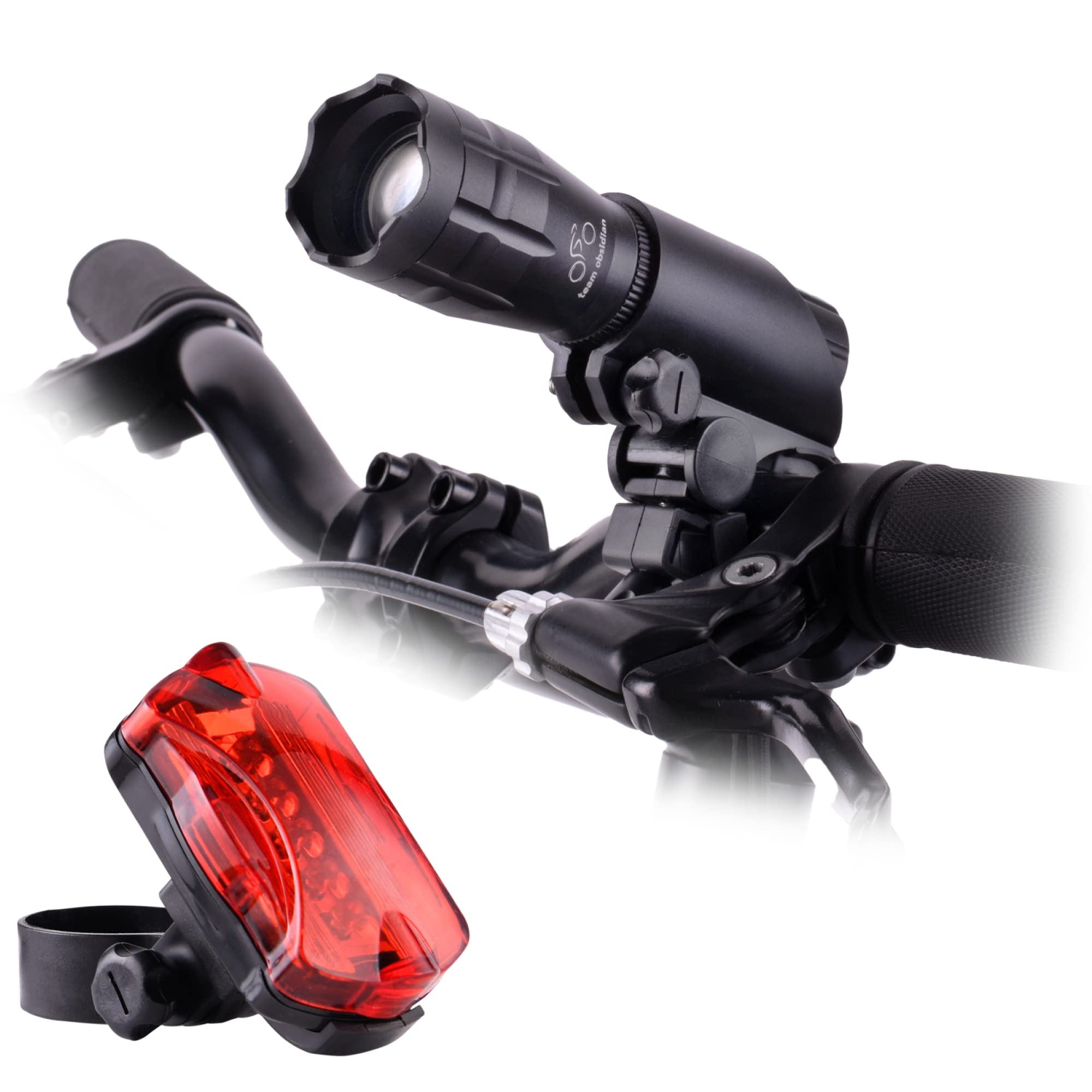 Bicycle Headlight and Tail Light Set