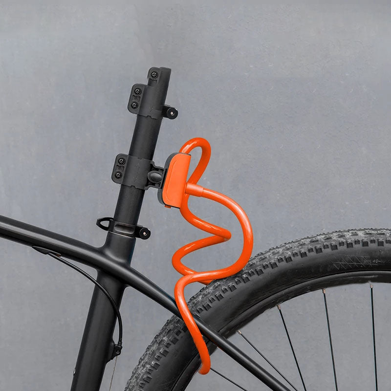 Fechadura de bicicleta de PVC antifurto portátil