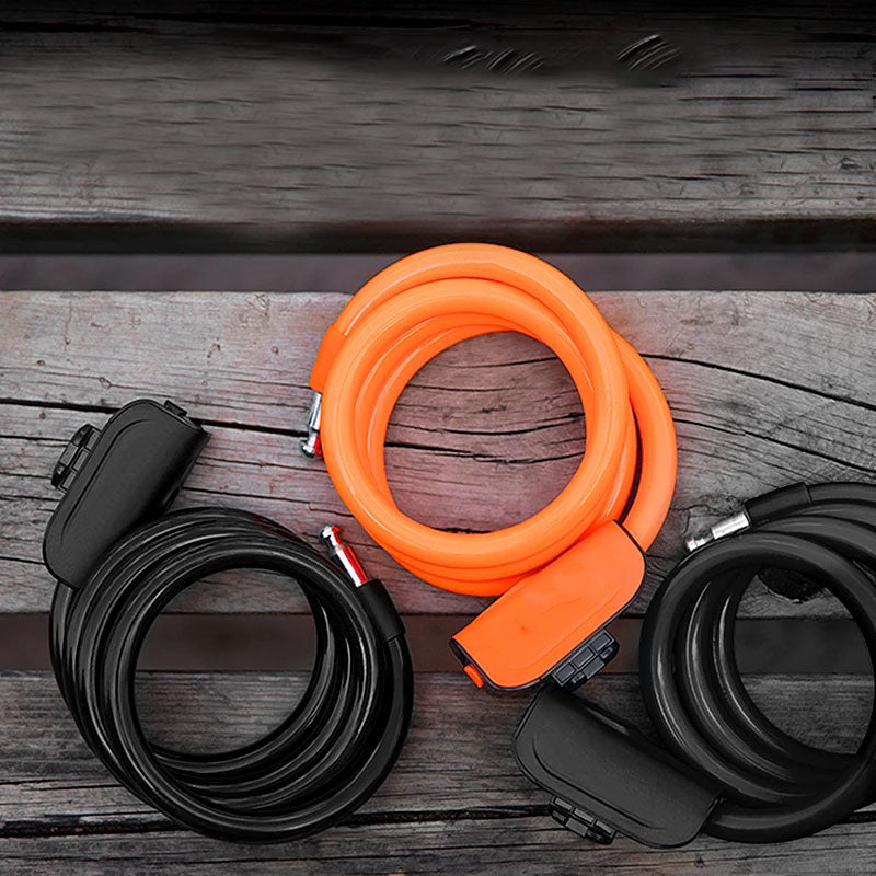 Lucchetto per bicicletta portatile antifurto in PVC