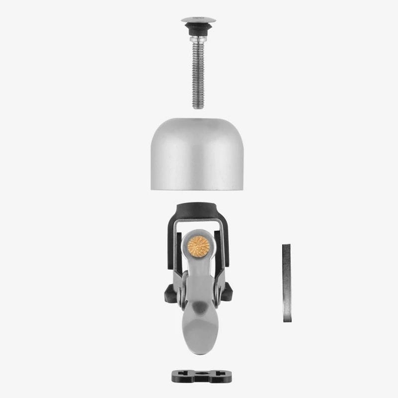 Campanello per bicicletta in acciaio inossidabile piccolo e portatile