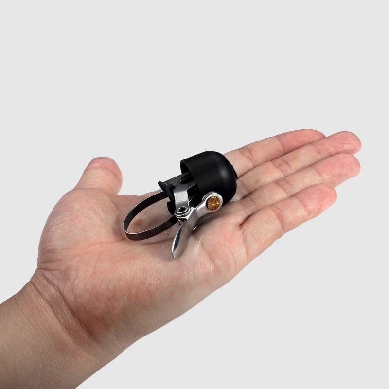 Campanello per bicicletta in acciaio inossidabile piccolo e portatile
